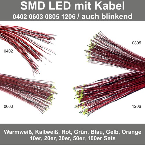 100st smd led 0402 - 0402, 0603