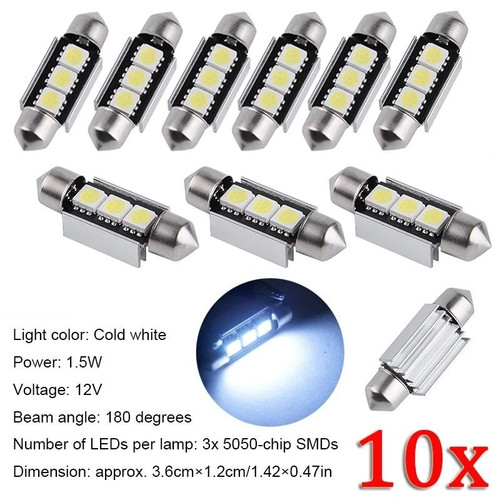 10x 12v 5050 - smd, led
