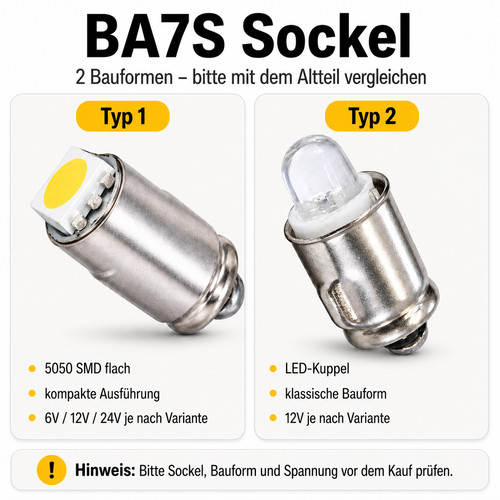 Ba7s led 5050 smd - led, lampe